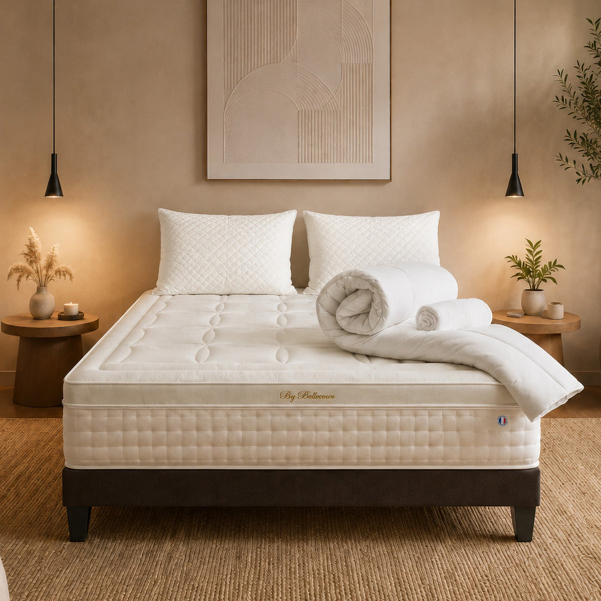 pret-a-dormir-empereur-avec-sommier-couette-oreillers-et-protege-matelas