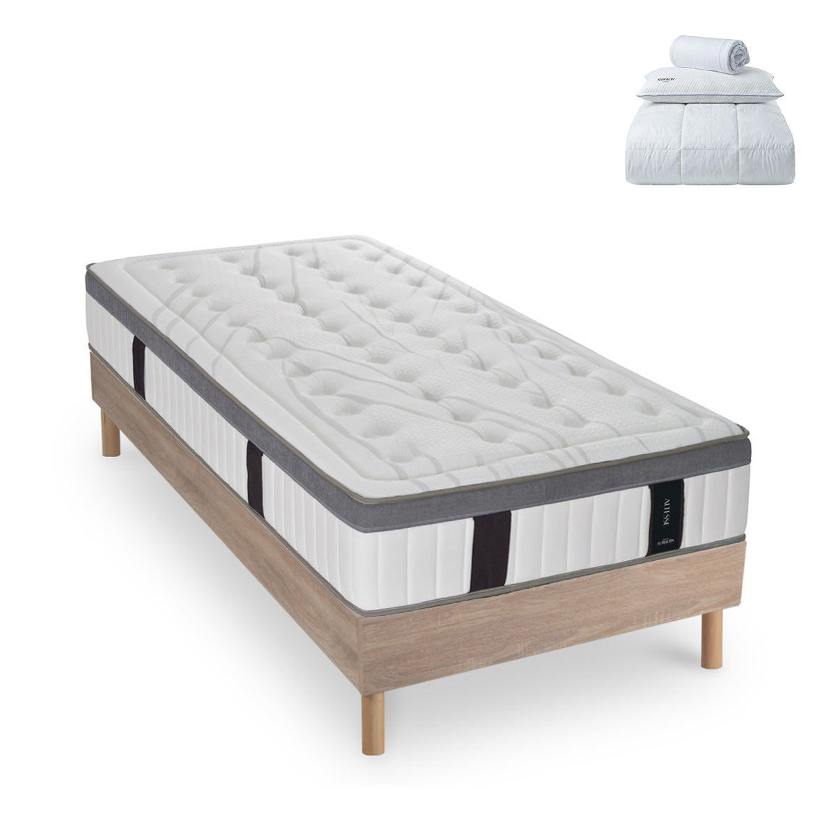 Prêt-à-dormir ALTESSE avec Sommier SÉLÉNA et Accessoires
