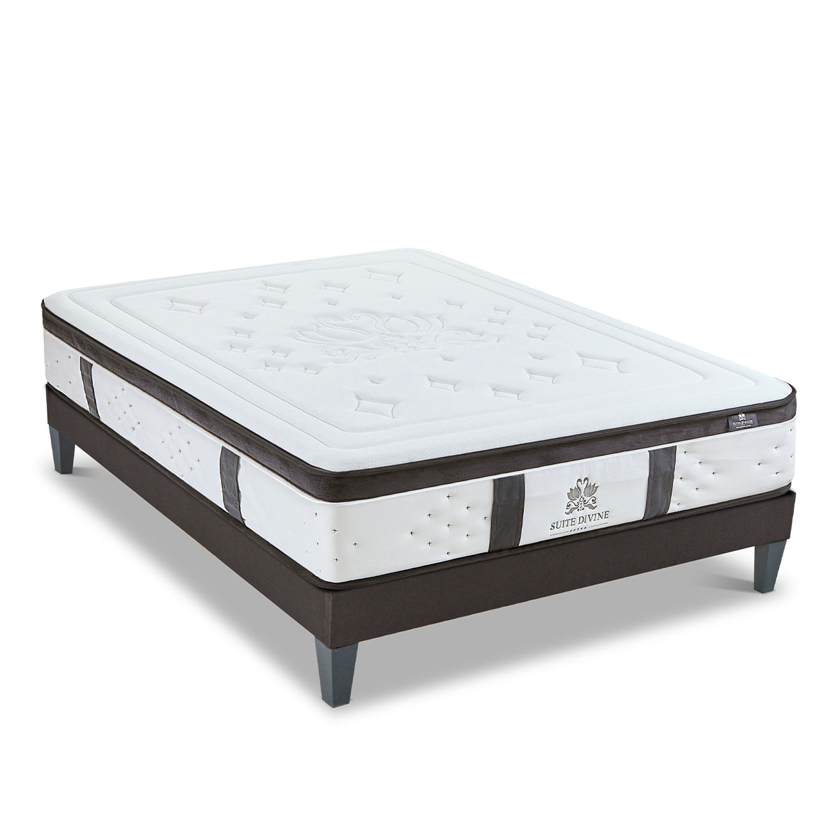 Ensemble Matelas Mémoire de forme SUITE DIVINE avec sommier