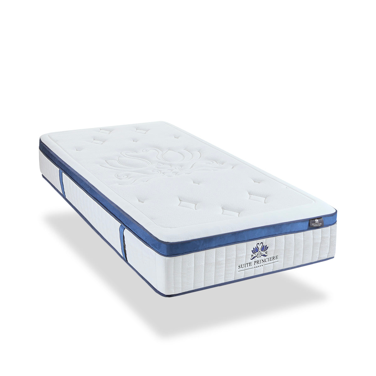 Matelas Suite Princière - Hybride micro-ressorts - Accueil douillet - 30 cm d'épaisseur