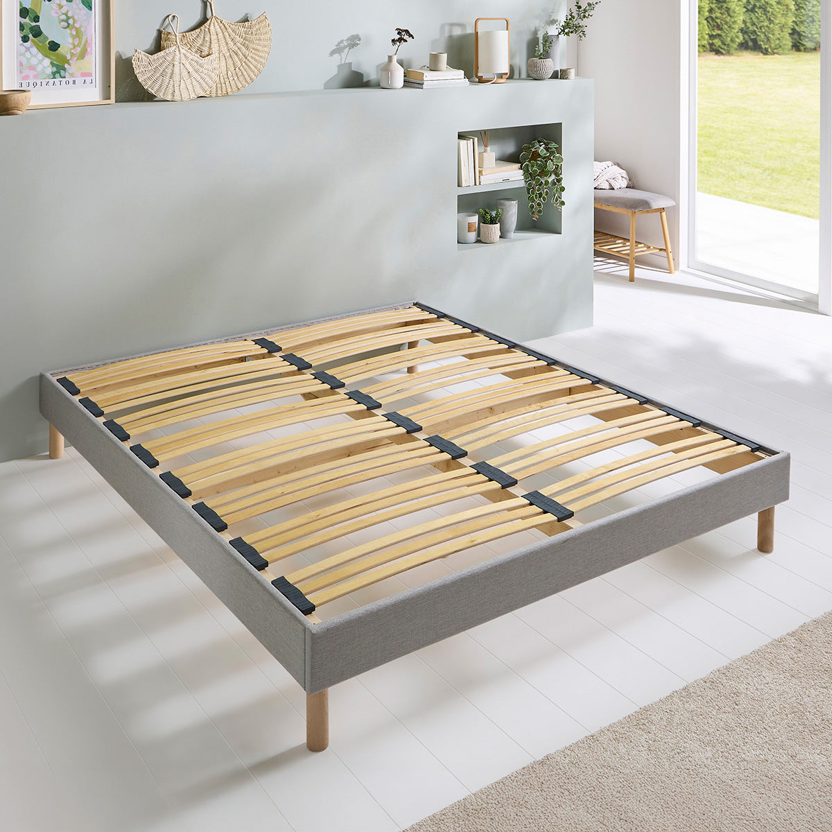 Sommier À Lattes Tissu CAPITOLE