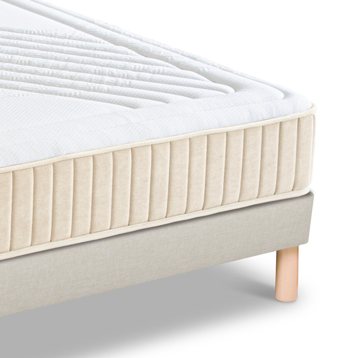 Prêt-à-dormir SYMPHONIE 2.0 avec Sommier, Couette, Oreillers et Protège-matelas