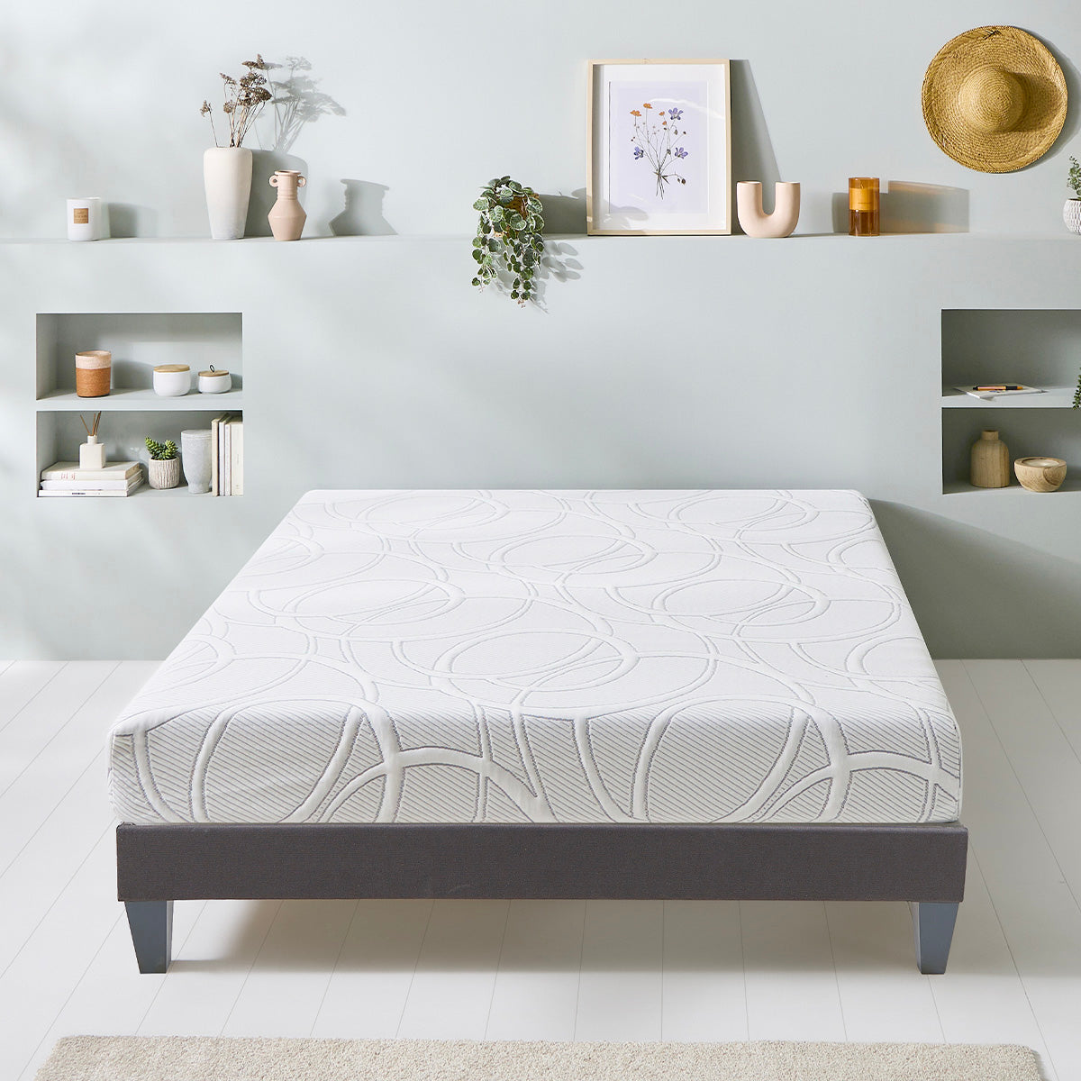 Ensemble Matelas Mémoire de forme POSÉIDON avec sommier