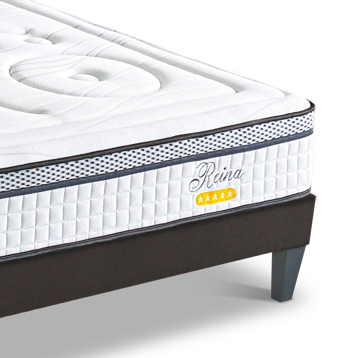 Prêt-à-dormir REINA 2.0 avec Sommier, Couette, Oreillers et Protège-matelas