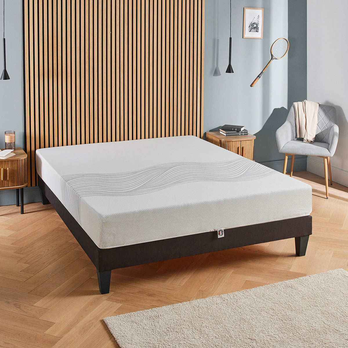Ensemble Matelas Mémoire de forme SENSITIVE avec sommier