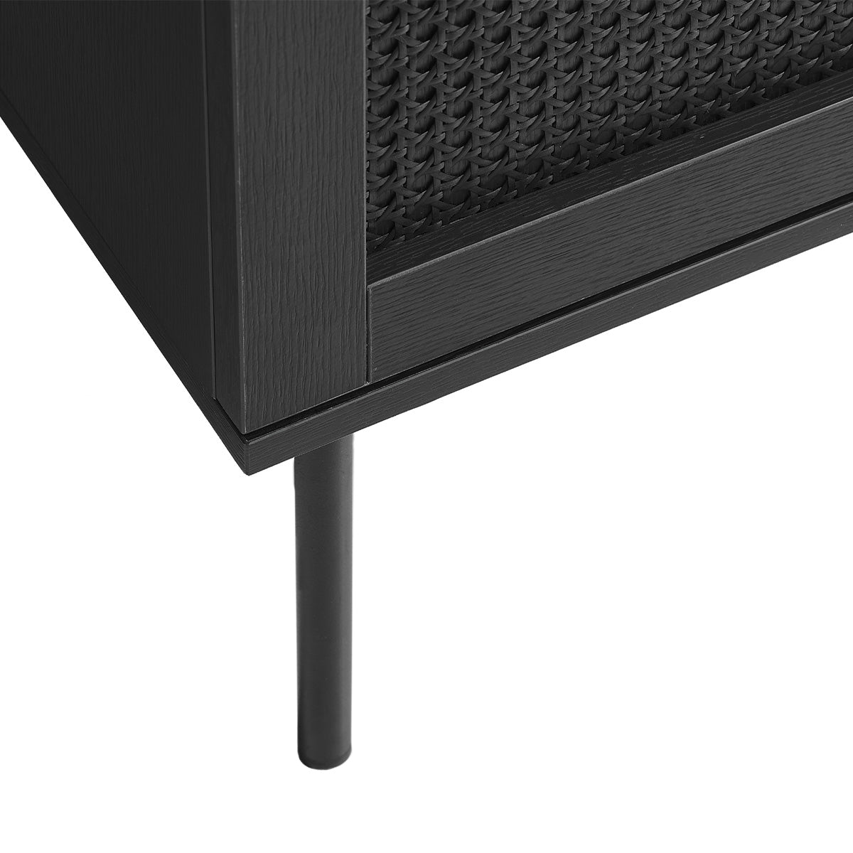 meuble-tv-120-cm-2-portes-bois-et-cannage-noirs-manarola