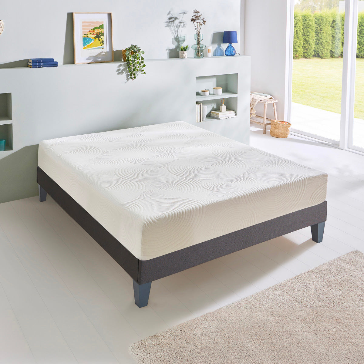 Ensemble Matelas Mémoire de forme HÉRA avec Sommier