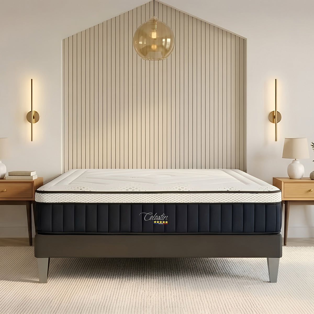 Matelas Célestin 2.0 - Mémoire de forme - Accueil moelleux - 29 cm d'épaisseur