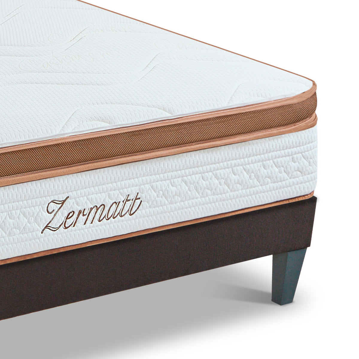 Ensemble Matelas Mémoire de forme ZERMATT avec sommier