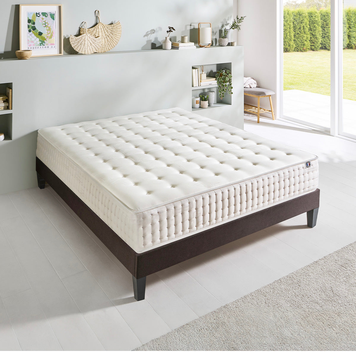 Ensemble Matelas Mémoire de forme APOLLON avec sommier
