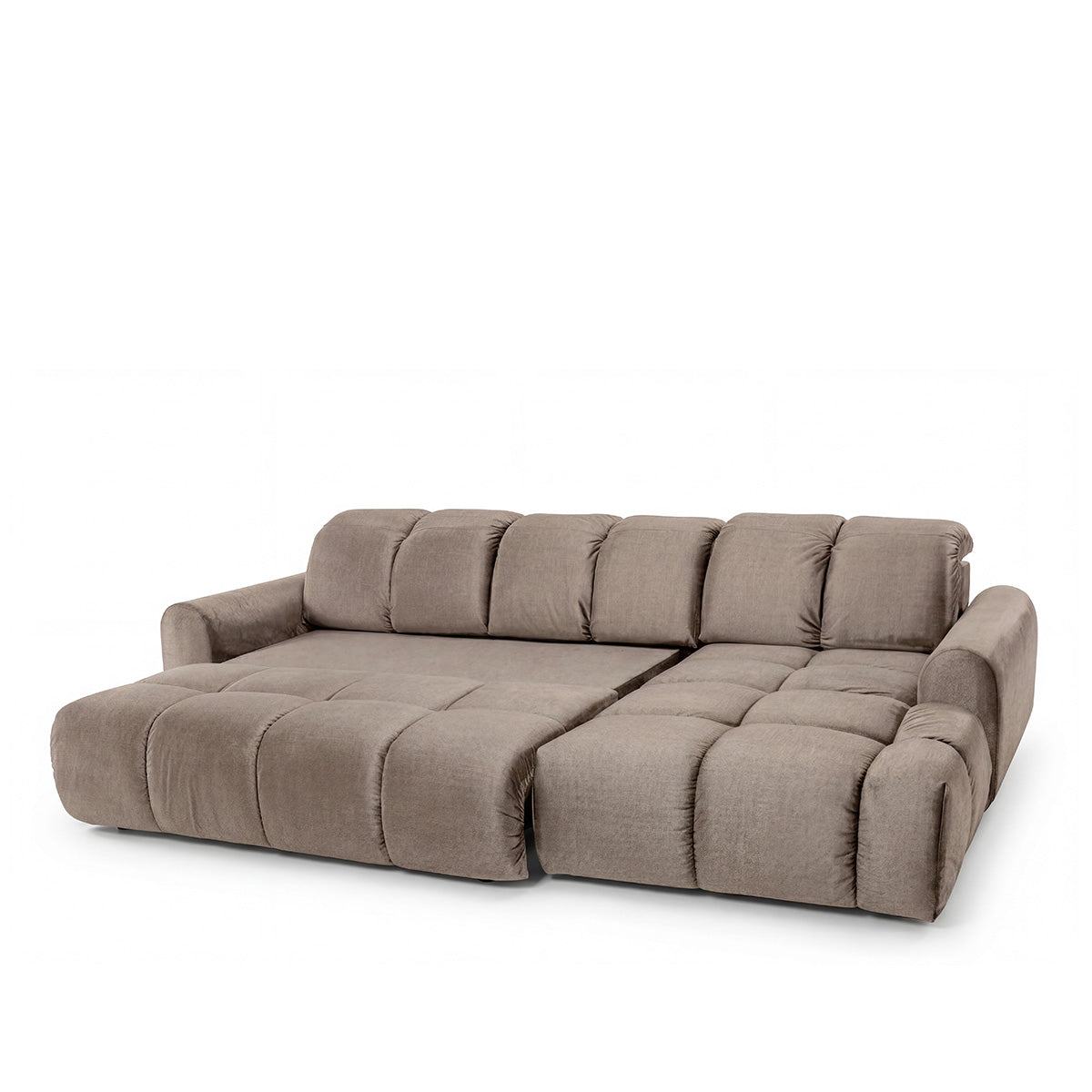 Canapé d'angle convertible - 4 places - Tissu - ANACAPRI