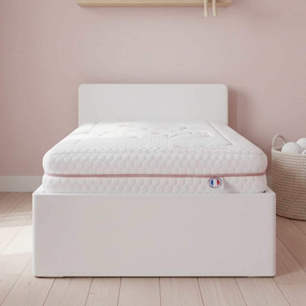 Matelas Mousse 14 cm BABY ROSE