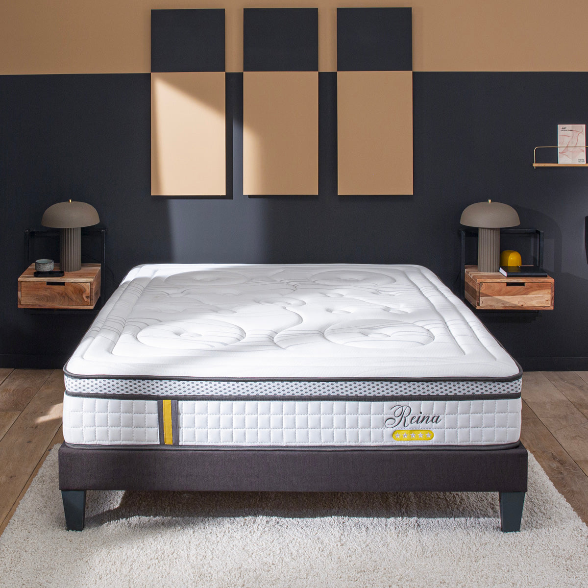 Ensemble Matelas Hybride REINA 2.0 avec sommier