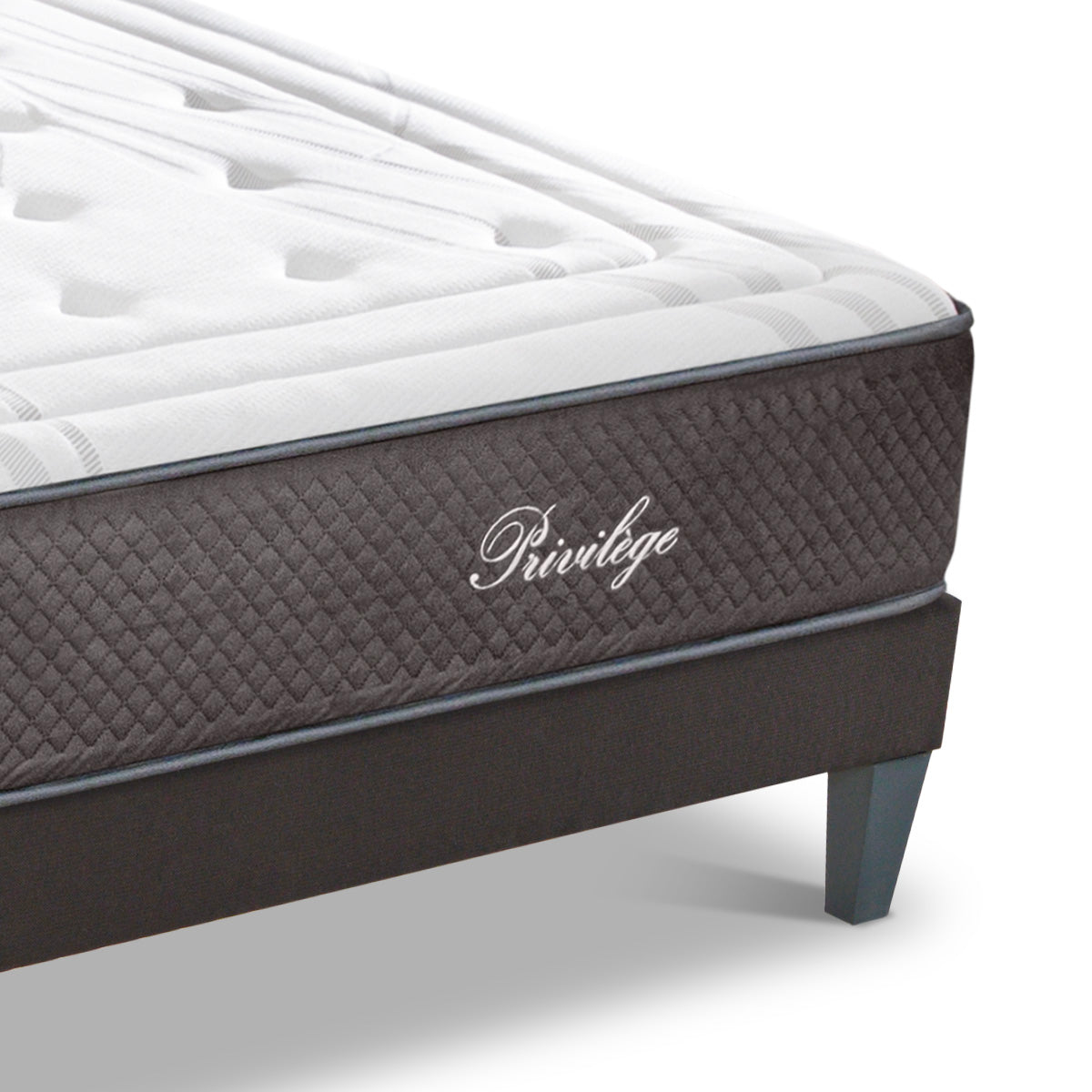 Prêt-à-dormir PRIVILÈGE avec Sommier, Couette, Oreillers et Protège-matelas