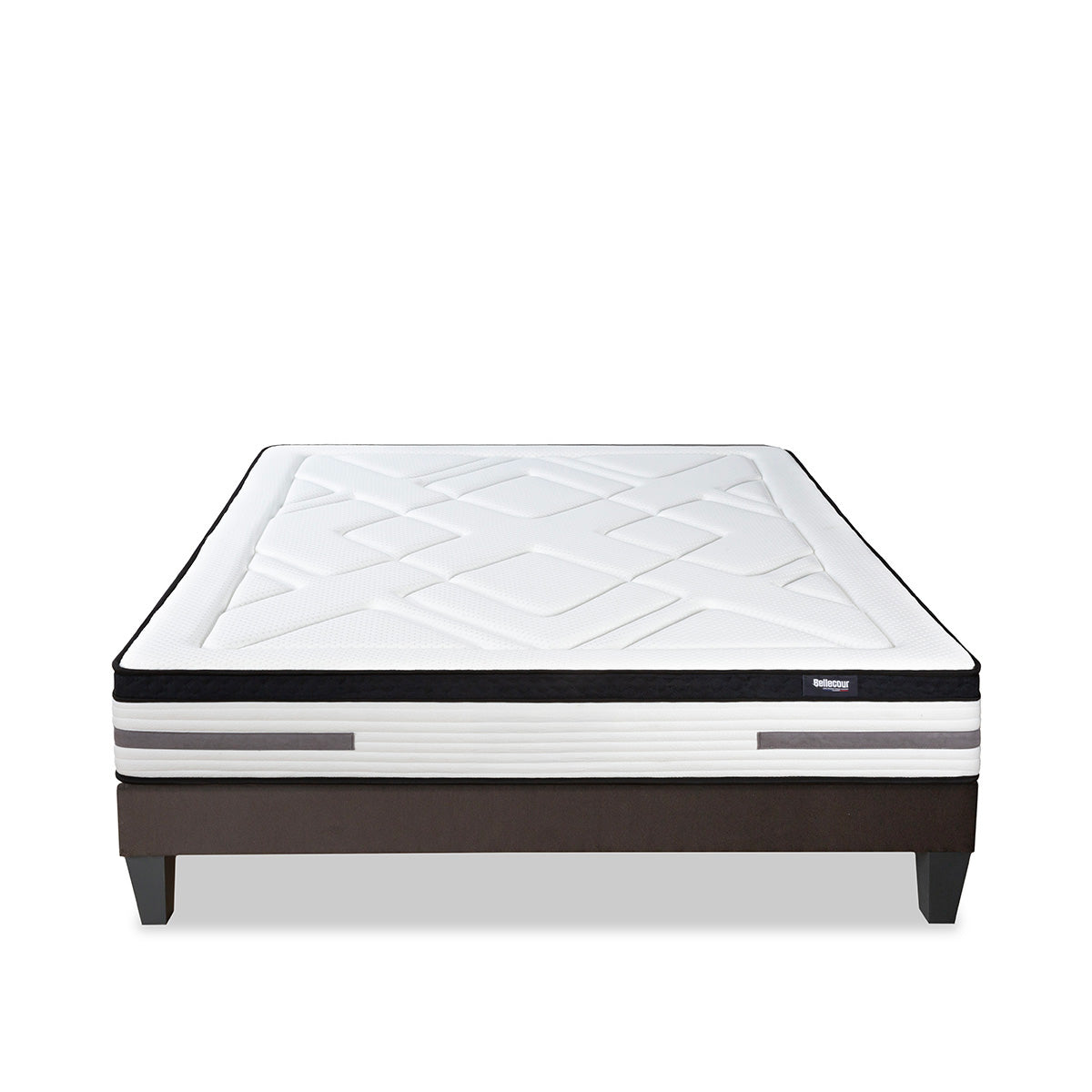 Ensemble Matelas Hybride BELLEVUE avec sommier