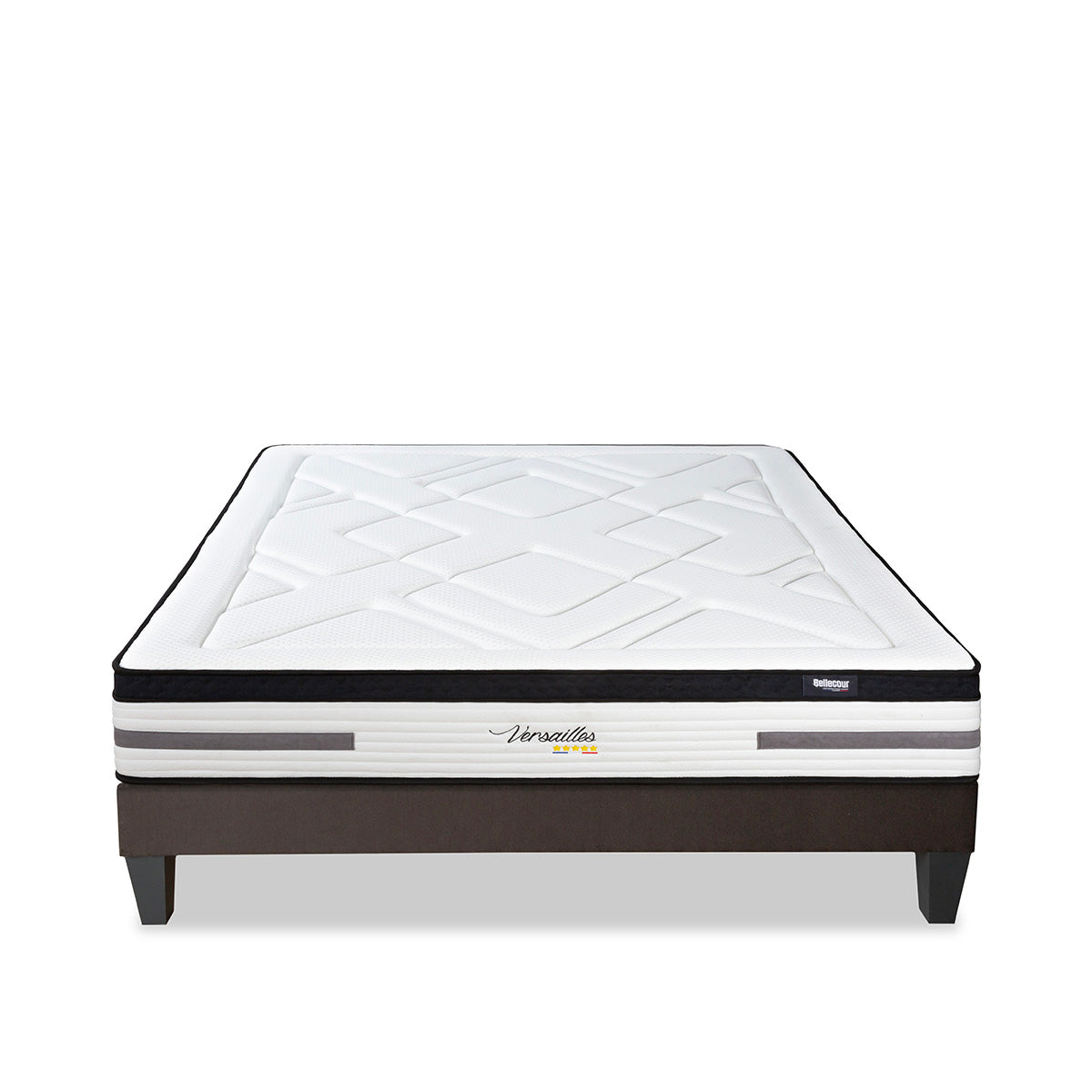 Ensemble Matelas Hybride BELLEVUE avec sommier