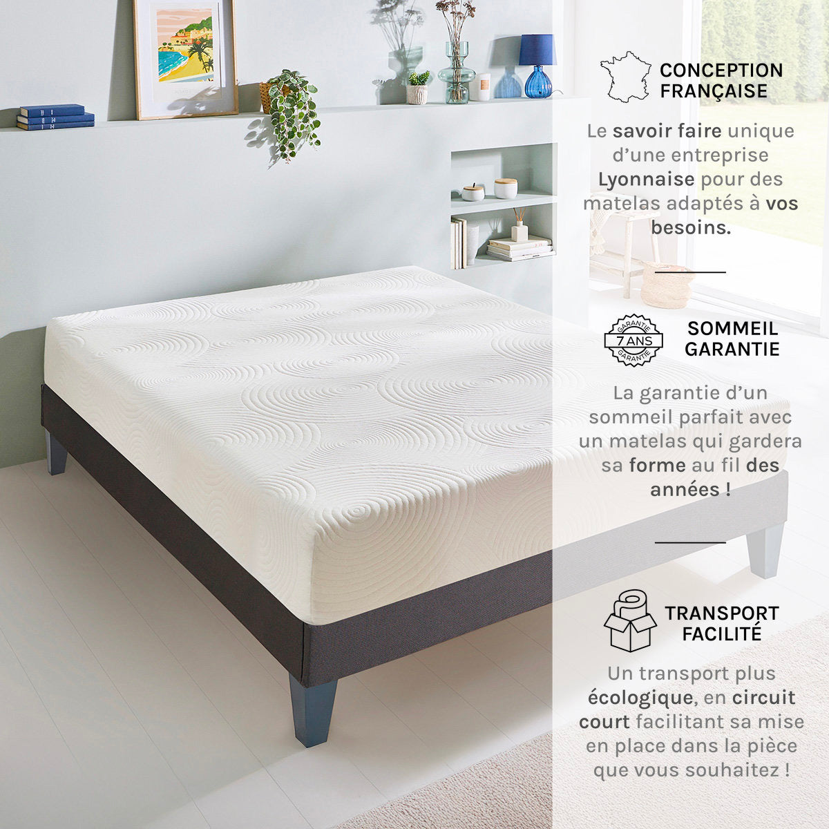 Matelas Mémoire de forme 15 cm ARTÉMIS