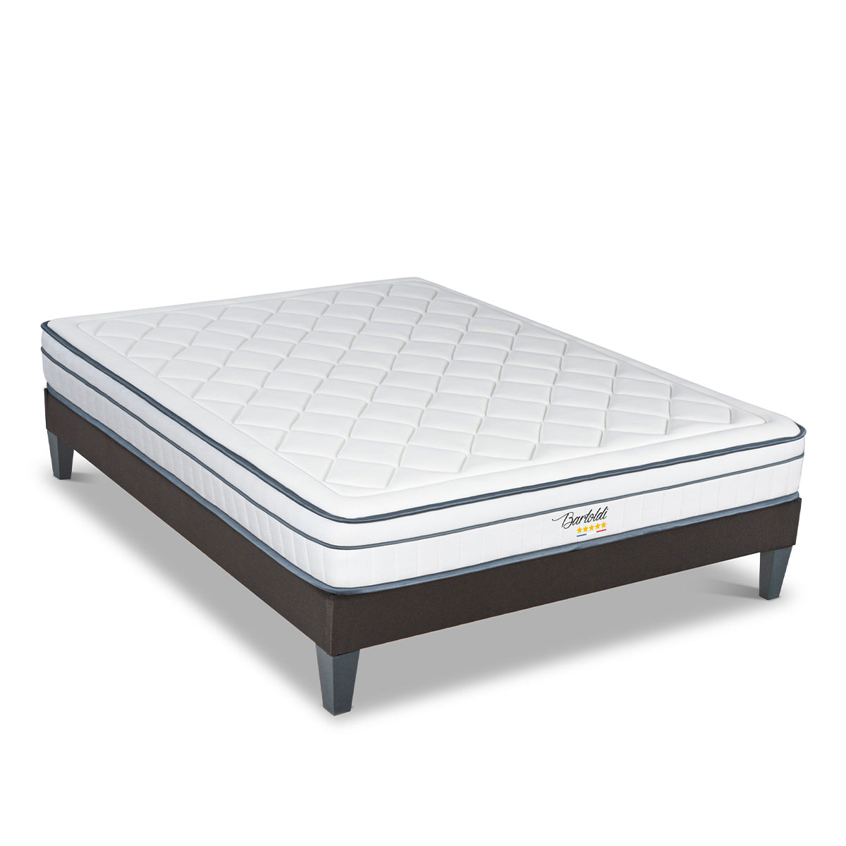 Ensemble Matelas Hybride BARTOLDI avec sommier