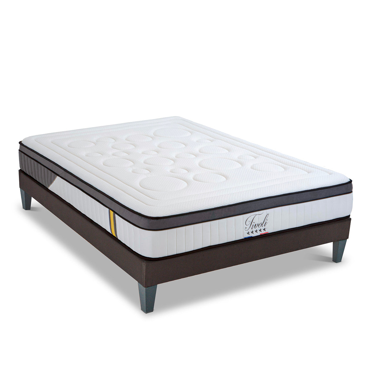Ensemble Matelas Mémoire de forme TIVOLI avec sommier