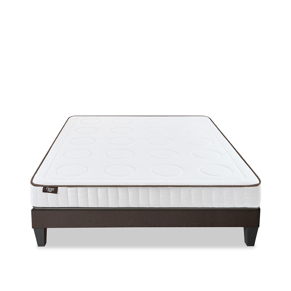 Ensemble Matelas Mémoire de forme CRISTAL avec sommier