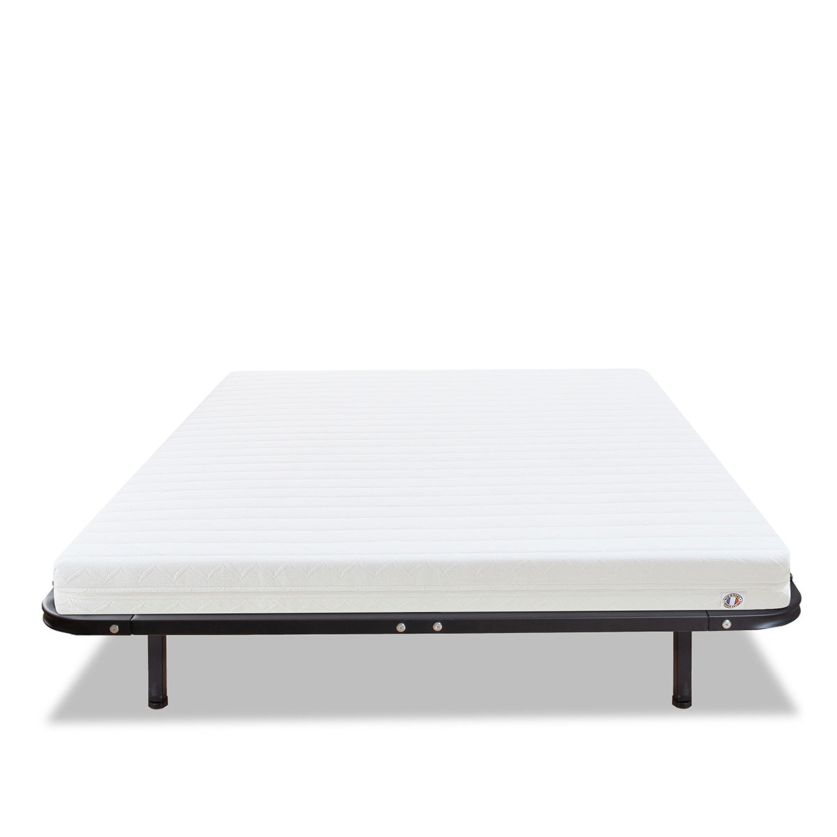 Ensemble Matelas Mousse EGIO avec Cadre à lattes