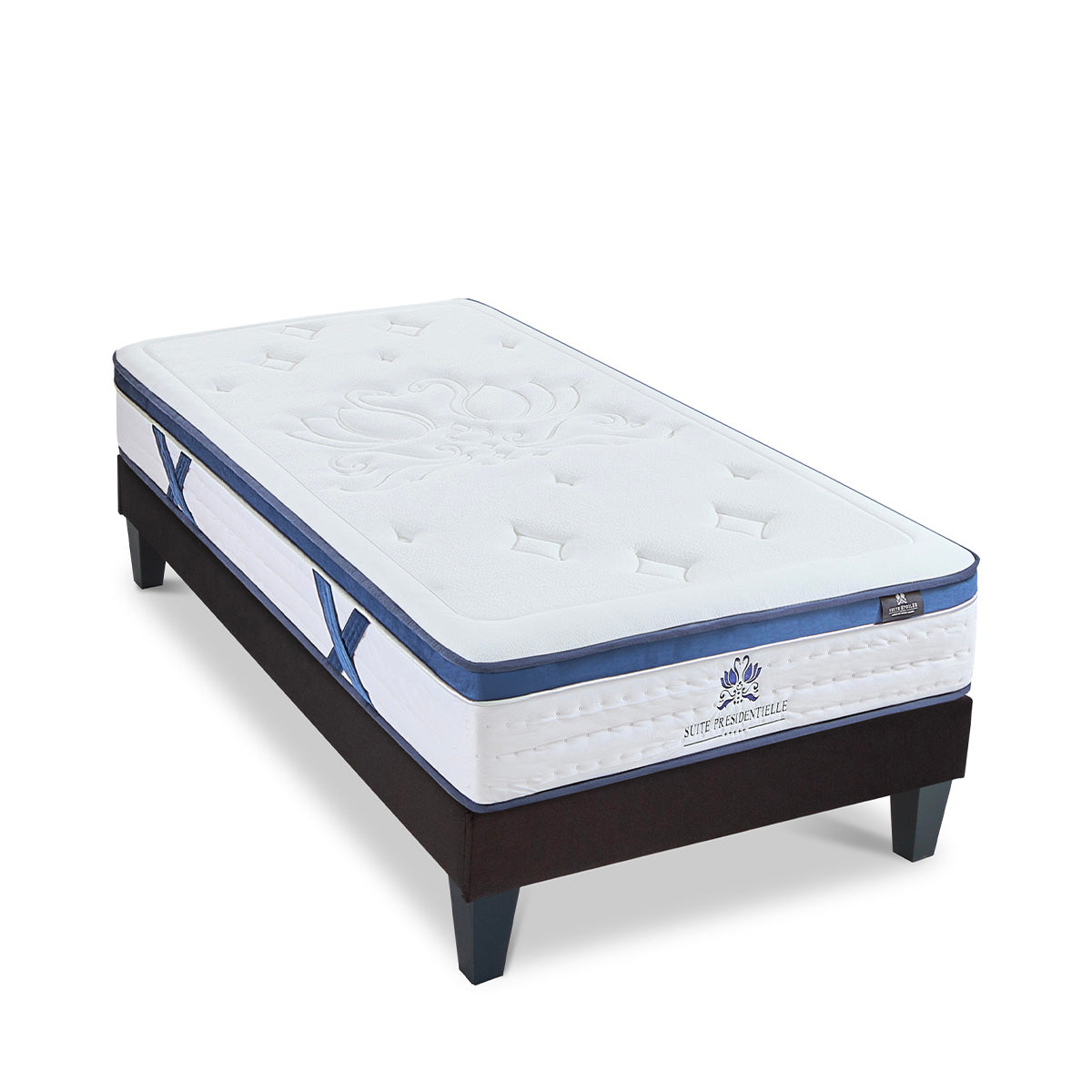 Ensemble Suite Présidentielle - Matelas mémoire de forme équilibré + Sommier - 28 cm d'épaisseur