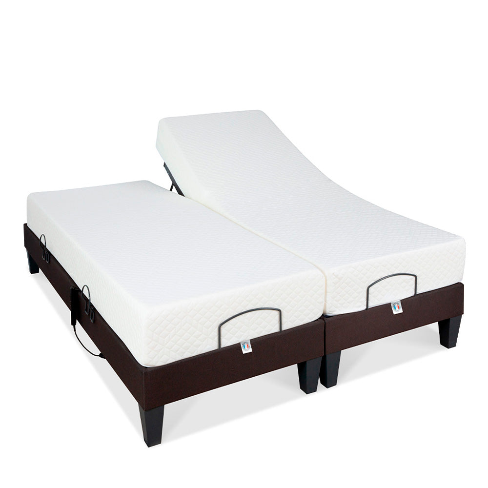 Ensemble Matelas Mémoire de forme ABSOLU avec sommier ROCHEREAU