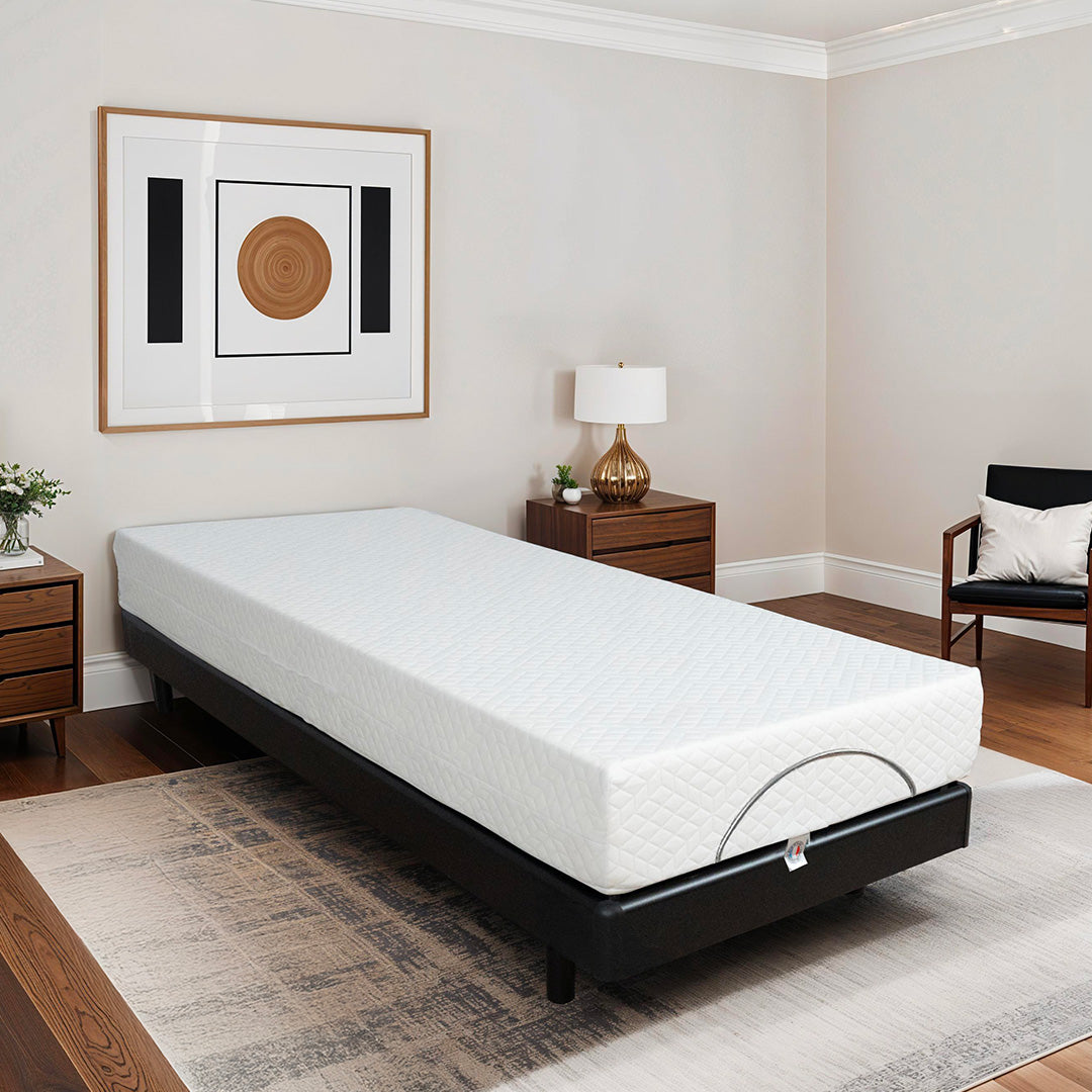 Ensemble Matelas Mémoire de forme ABSOLU avec sommier SUPERFLEX