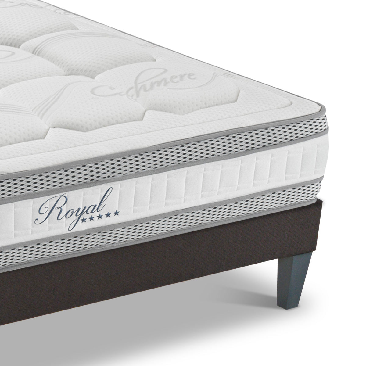 Pack Prêt à dormir ROYAL 5*Matelas Mémoire de forme + Sommier + Accessoires