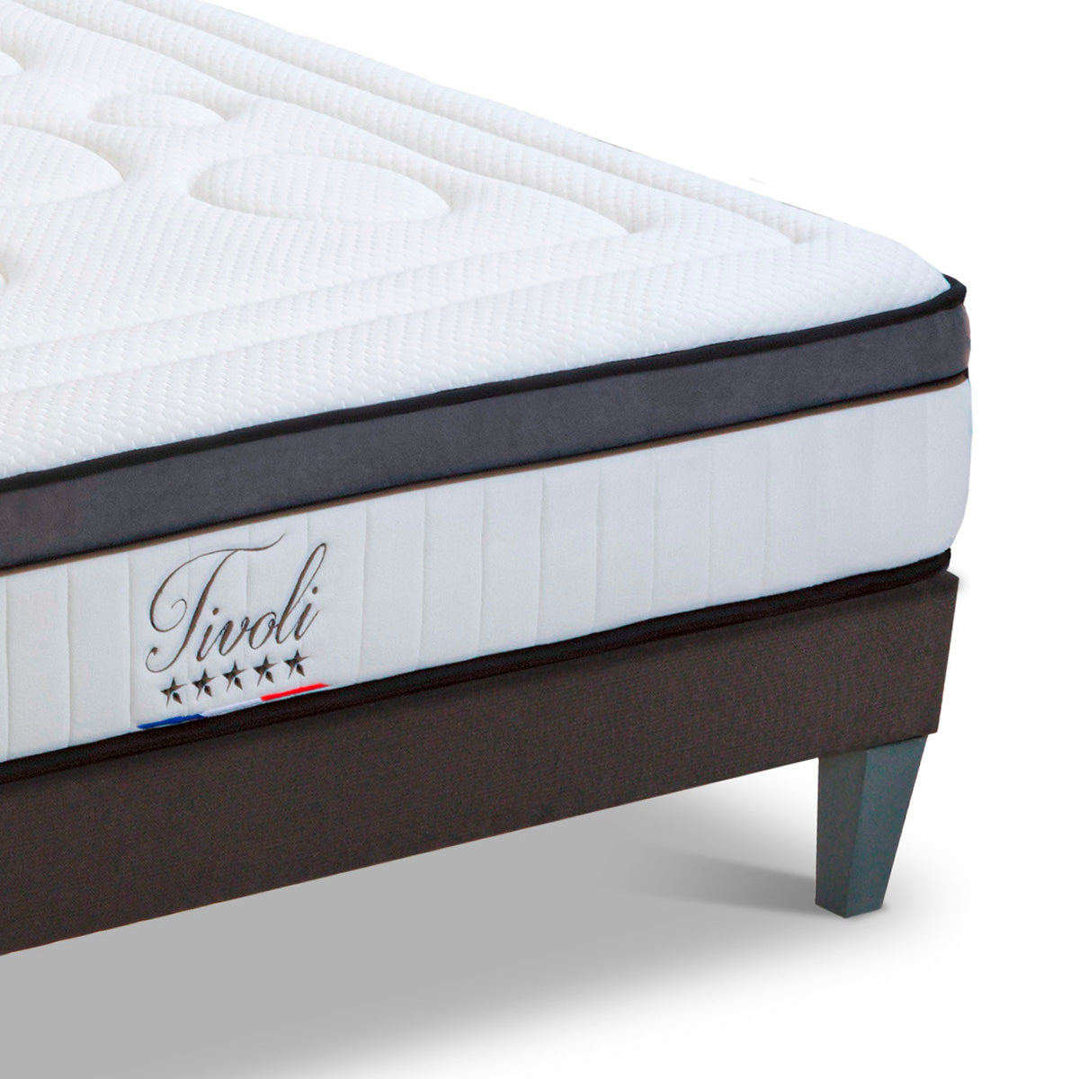Prêt-à-dormir TIVOLI avec Sommier, Couette, Oreillers et Protège-matelas