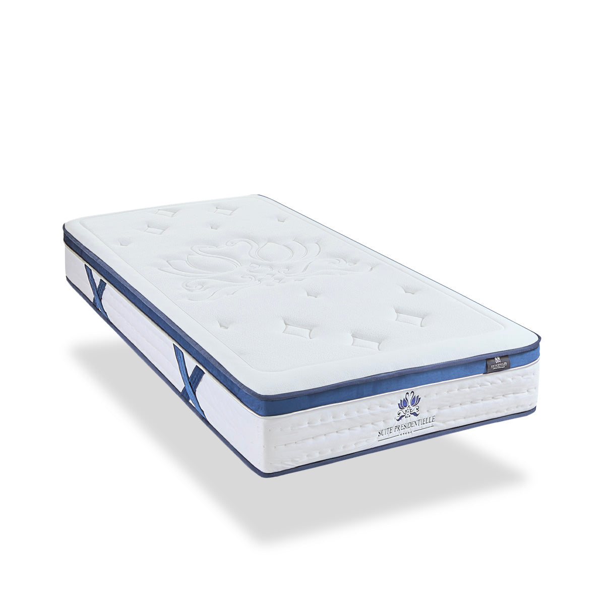 Ensemble Suite Présidentielle - Matelas mémoire de forme équilibré + Sommier - 28 cm d'épaisseur