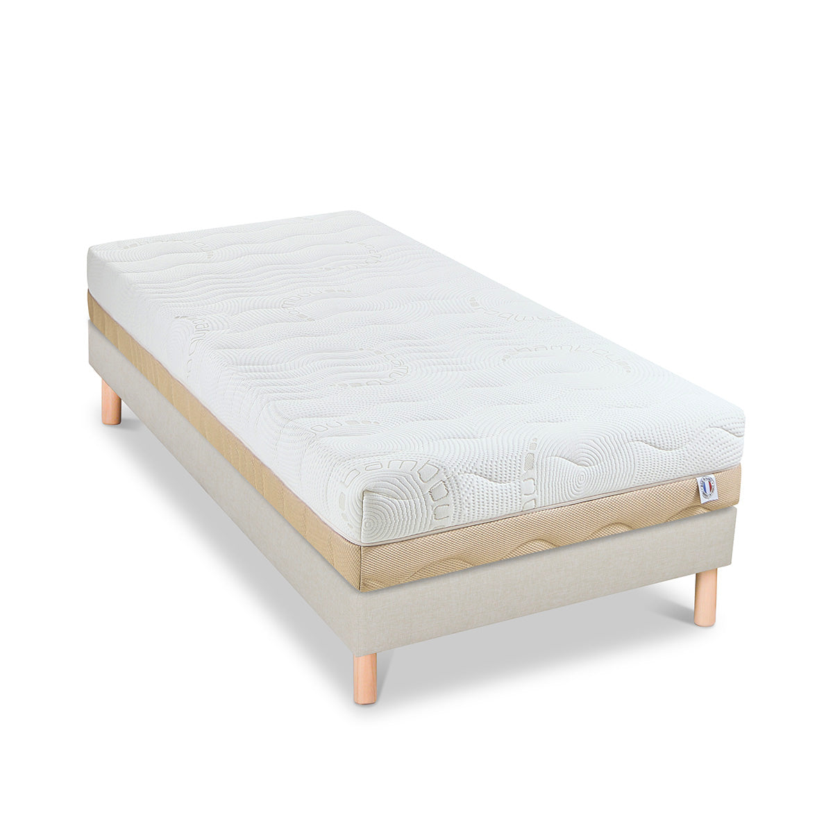 Ensemble Matelas Mémoire de forme 4 SAISONS avec sommier