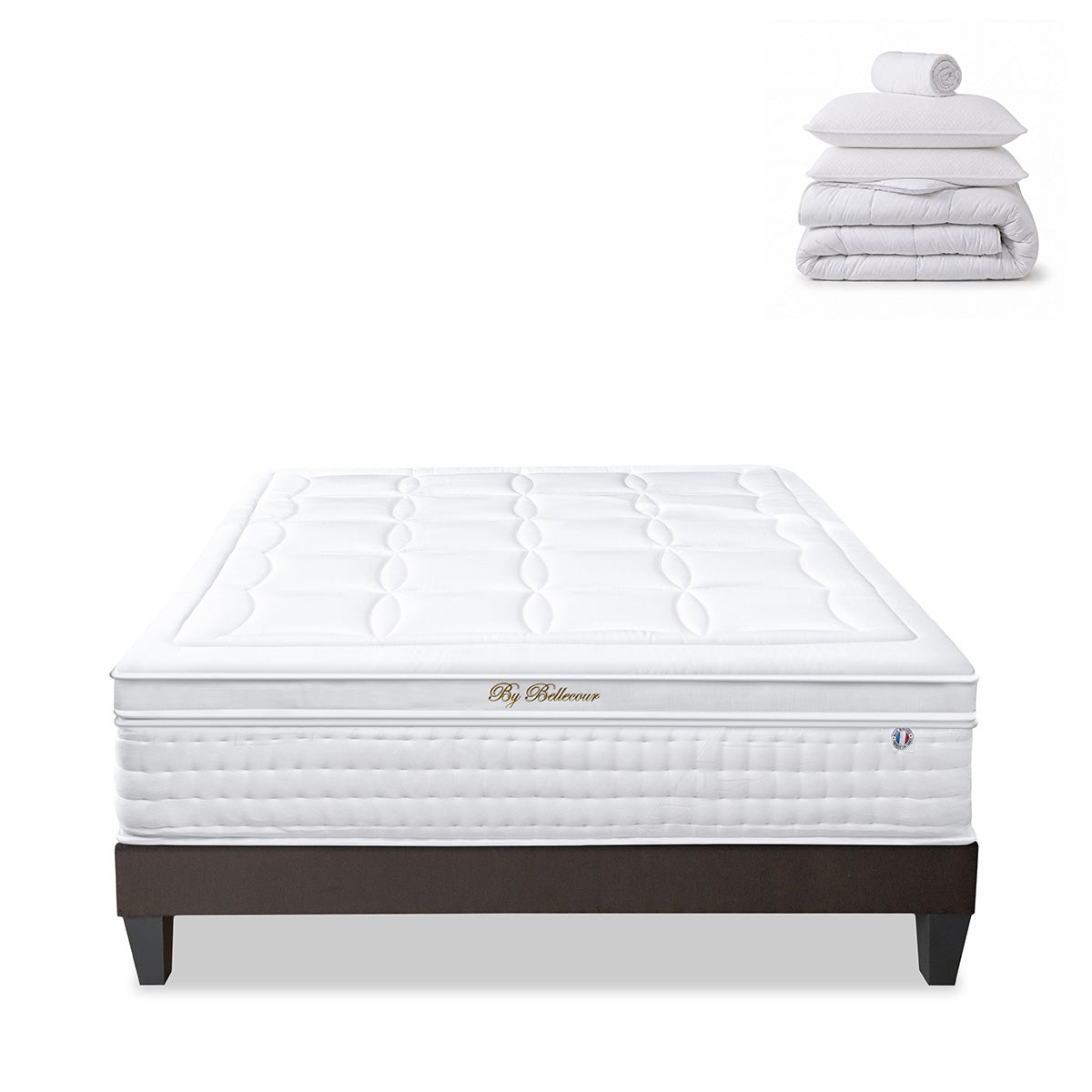 pret-a-dormir-empereur-avec-sommier-couette-oreillers-et-protege-matelas