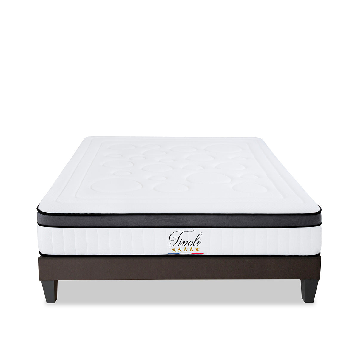 Ensemble Matelas Mémoire de forme TIVOLI avec sommier