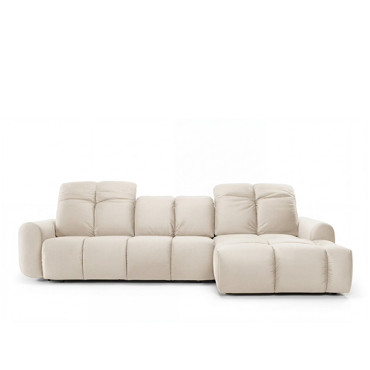 Canapé d'angle convertible - 4 places - Tissu - ANACAPRI