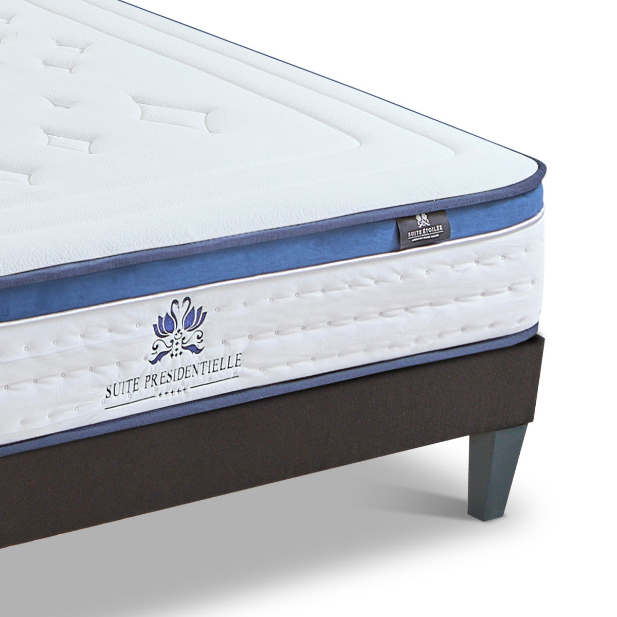 Ensemble Matelas Mémoire de forme SUITE PRÉSIDENTIELLE avec sommier