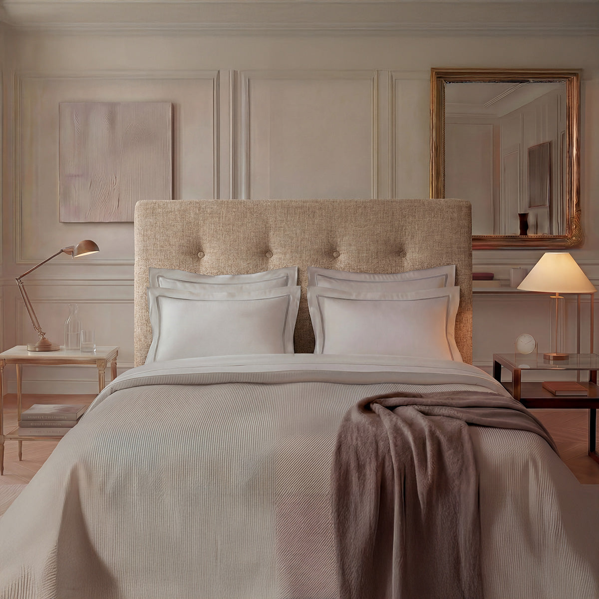 Tête de lit Capitonnée Tissu SISAL
