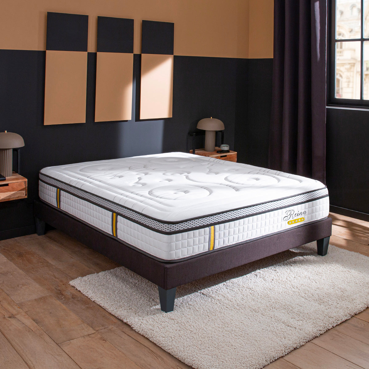 Ensemble Matelas Hybride REINA 2.0 avec sommier