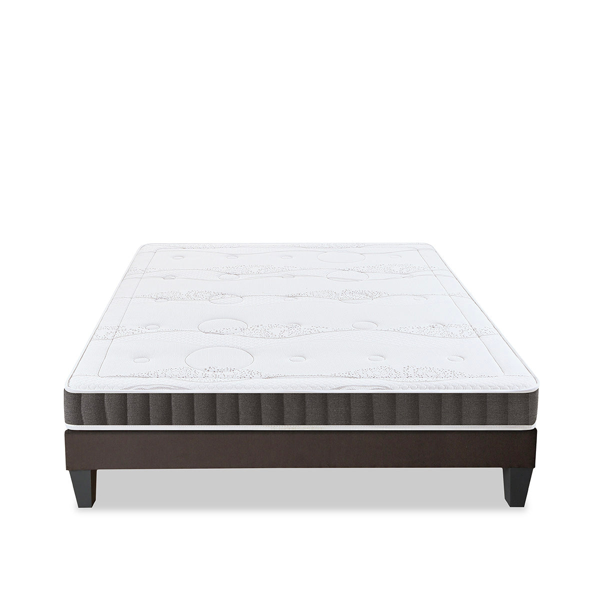 Ensemble Matelas Mémoire de forme INTUITION avec sommier