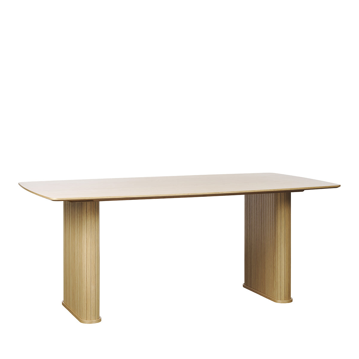 Table à manger 6 personnes 190 cm - Bois - ALBA
