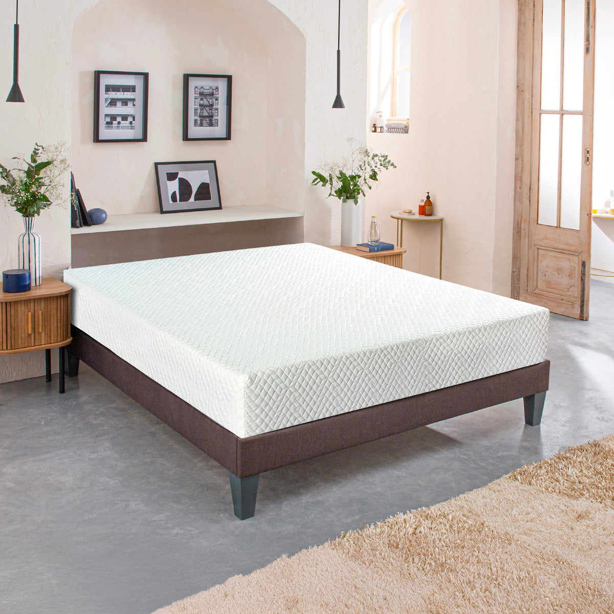 Ensemble Matelas Mémoire de forme ABSOLU avec sommier