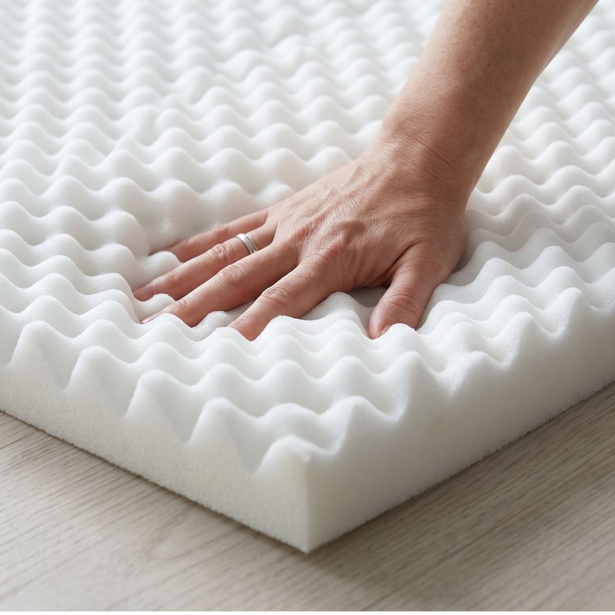 Surmatelas Nuage - Mémoire de forme + zonage de confort - 4 cm d'épaisseur