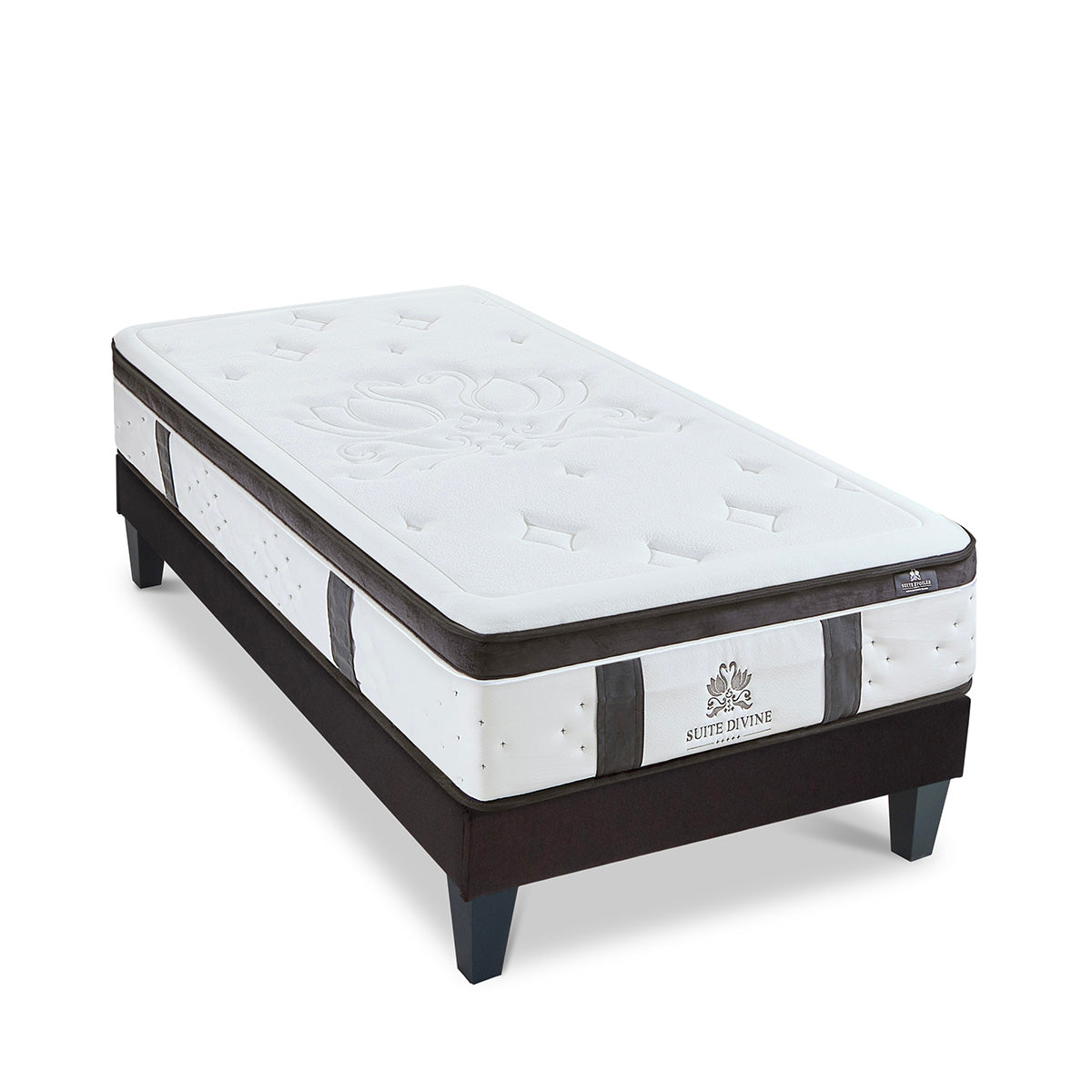 Ensemble Matelas Mémoire de forme SUITE DIVINE avec sommier