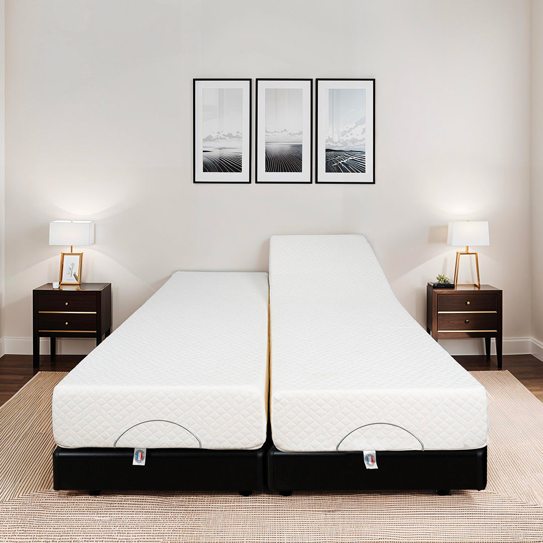 Ensemble Matelas Mémoire de forme ABSOLU avec sommier SUPERFLEX