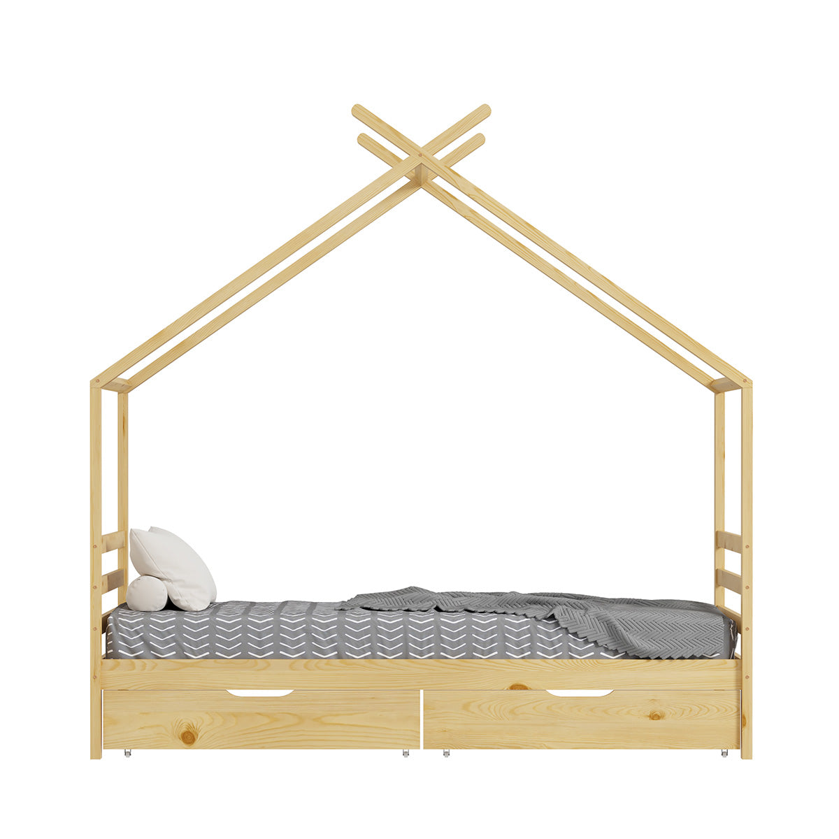 Lit cabane avec tiroir BAMBINO