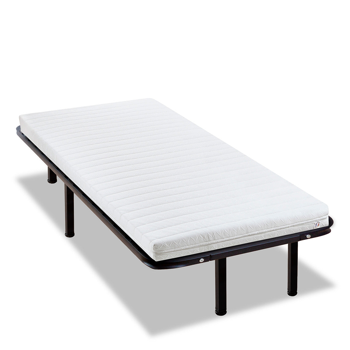 Ensemble Matelas Mousse EGIO avec Cadre à lattes