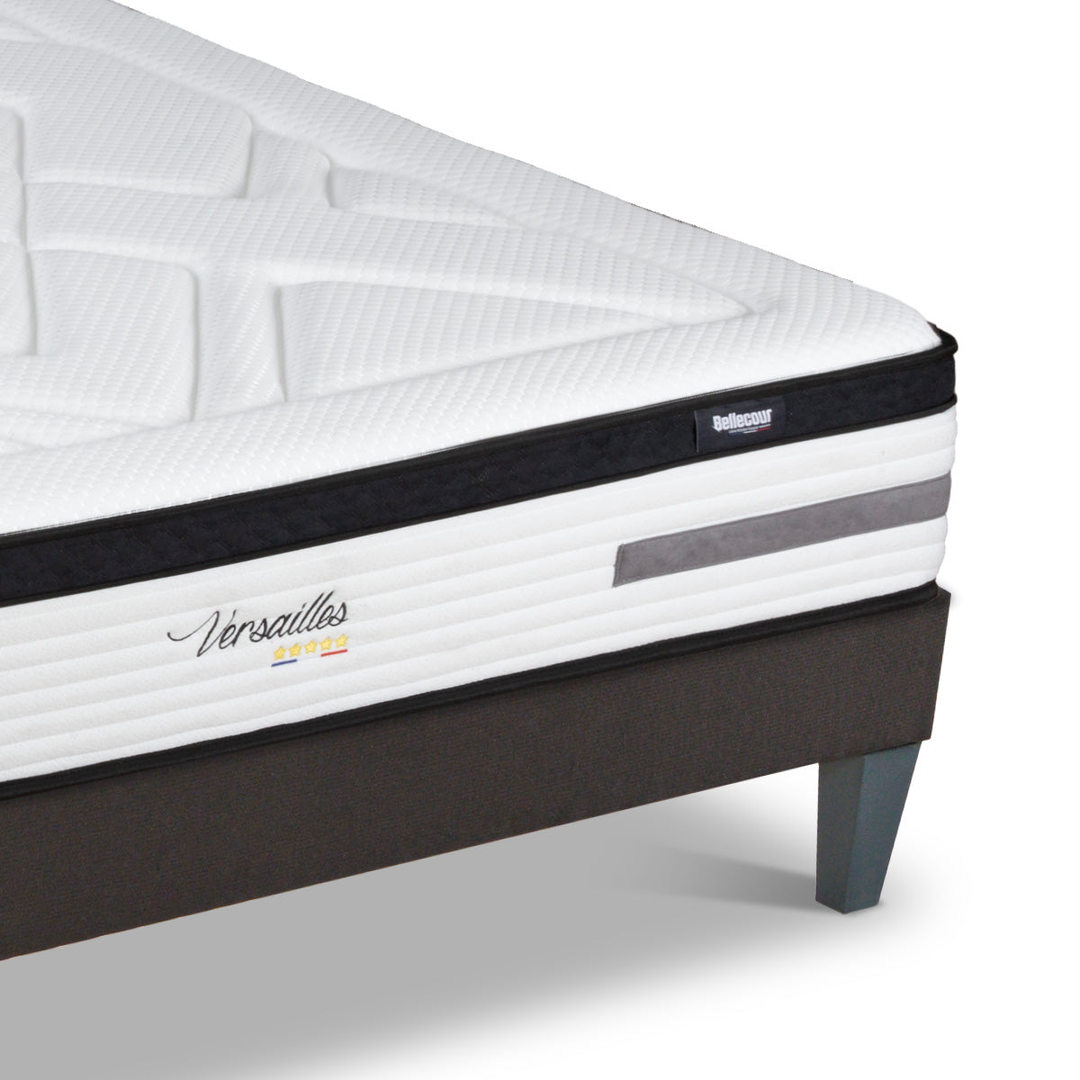 Ensemble Matelas Hybride BELLEVUE avec sommier