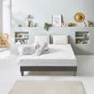 Prêt-à-dormir EUPRAXIE avec Sommier, Couette, Oreillers et Protège-matelas 