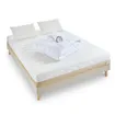 Prêt-à-dormir LÉMAN avec Sommier, Couette, Oreillers et Protège-matelas 