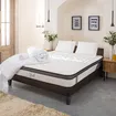 Prêt-à-dormir TIVOLI avec Sommier, Couette, Oreillers et Protège-matelas 